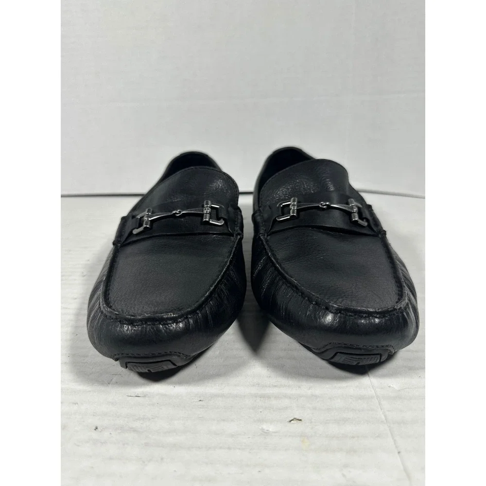 Cole Haan Somerset Driver‎ Mens 12 M Black Leather Bit Loafers C25980 Slip On